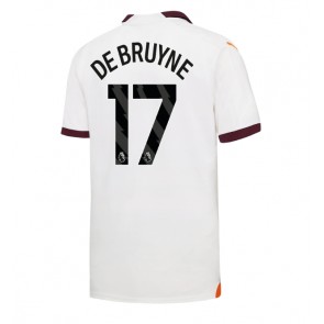 Manchester City Kevin De Bruyne #17 Udebanetrøje 2023-24 Kort ærmer